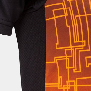 JOMA ELITE VIII SHORT SLEEVE T-SHIRT BLACK ORANGE