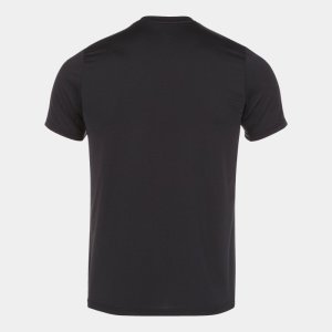JOMA ELITE VIII SHORT SLEEVE T-SHIRT BLACK FLUOR GREEN