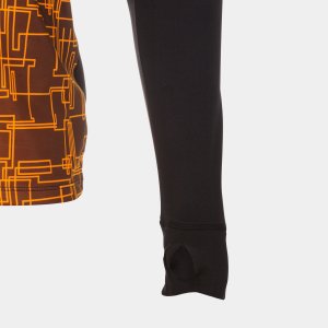 JOMA ELITE VIII SWEATSHIRT BLACK ORANGE