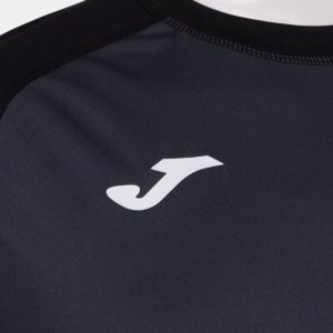 JOMA TEAMWORK SHORT SLEEVE T-SHIRT ANTHRACITE BLACK
