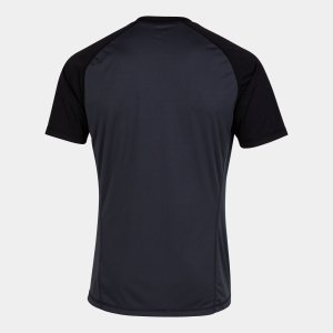 JOMA TEAMWORK SHORT SLEEVE T-SHIRT ANTHRACITE BLACK