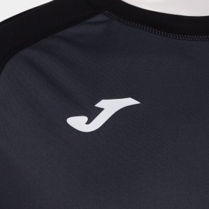 JOMA TEAMWORK SHORT SLEEVE T-SHIRT ANTHRACITE BLACK