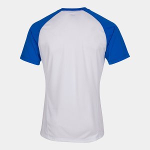 JOMA TEAMWORK SHORT SLEEVE T-SHIRT WHITE ROYAL