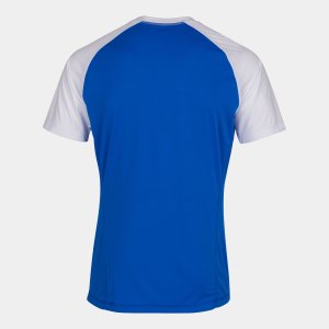 JOMA TEAMWORK SHORT SLEEVE T-SHIRT ROYAL WHITE