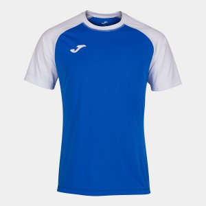 JOMA TEAMWORK SHORT SLEEVE T-SHIRT ROYAL WHITE