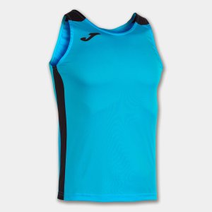 JOMA RECORD II TANK TOP FLUOR TURQUOISE-NAVY