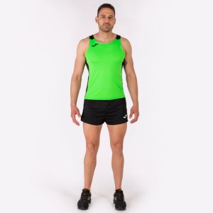 JOMA RECORD II TANK TOP FLUOR GREEN BLACK