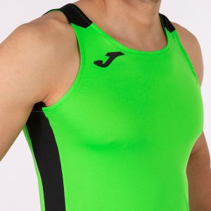 JOMA RECORD II TANK TOP FLUOR GREEN BLACK