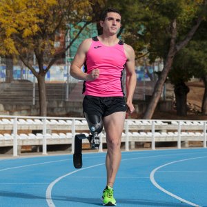 JOMA RECORD II TANK TOP FLUOR PINK BLACK
