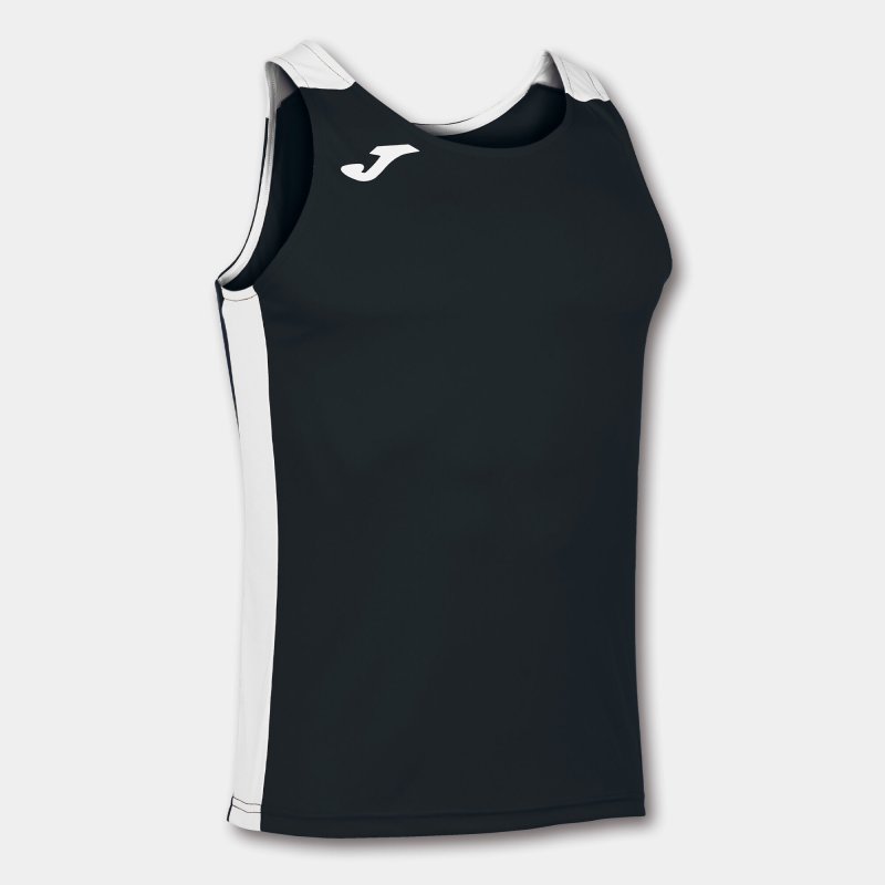 JOMA RECORD II TANK TOP BLACK WHITE