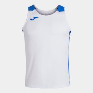 JOMA RECORD II TANK TOP WHITE ROYAL