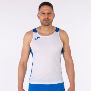 JOMA RECORD II TANK TOP WHITE ROYAL
