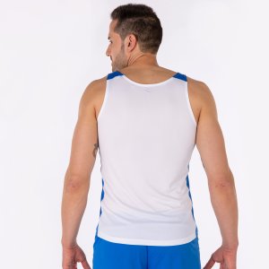 JOMA RECORD II TANK TOP WHITE ROYAL