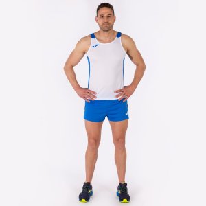 JOMA RECORD II TANK TOP WHITE ROYAL