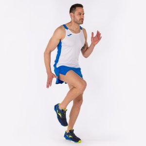 JOMA RECORD II TANK TOP WHITE ROYAL