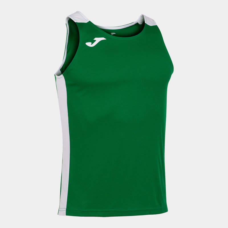 JOMA RECORD II TANK TOP GREEN WHITE
