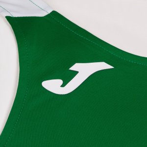 JOMA RECORD II TANK TOP GREEN WHITE