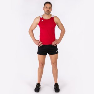JOMA RECORD II TANK TOP RED WHITE