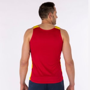 JOMA RECORD II TANK TOP RED YELLOW