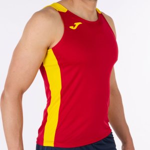 JOMA RECORD II TANK TOP RED YELLOW