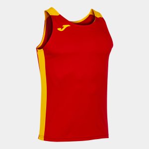 JOMA RECORD II TANK TOP RED YELLOW