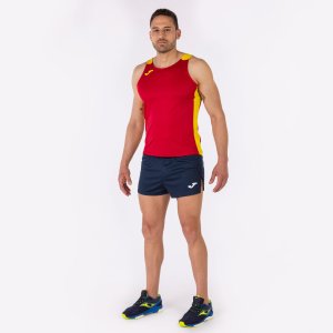 JOMA RECORD II TANK TOP RED YELLOW