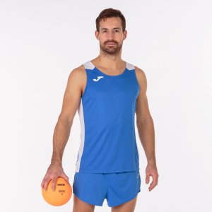 JOMA RECORD II TANK TOP ROYAL WHITE