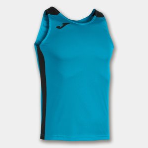 JOMA RECORD II TANK TOP TURQUOISE BLACK