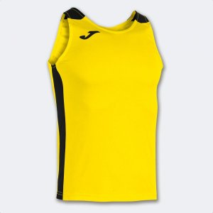 JOMA RECORD II TANK TOP YELLOW BLACK