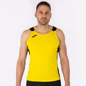 JOMA RECORD II TANK TOP YELLOW BLACK
