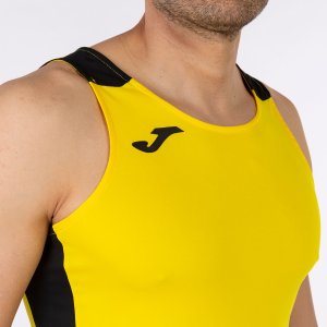 JOMA RECORD II TANK TOP YELLOW BLACK
