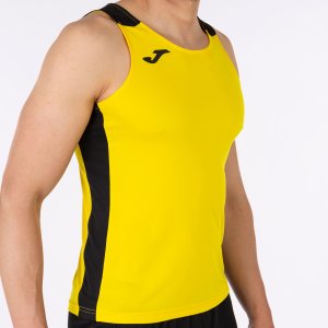 JOMA RECORD II TANK TOP YELLOW BLACK