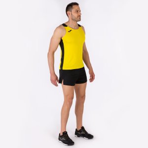 JOMA RECORD II TANK TOP YELLOW BLACK