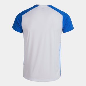JOMA RECORD II SHORT SLEEVE T-SHIRT WHITE ROYAL