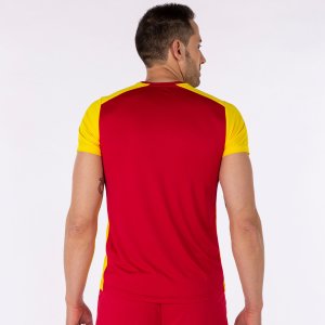 JOMA RECORD II SHORT SLEEVE T-SHIRT RED YELLOW