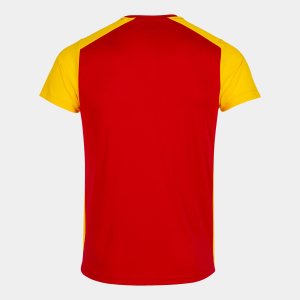 JOMA RECORD II SHORT SLEEVE T-SHIRT RED YELLOW