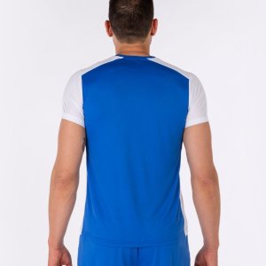 JOMA RECORD II SHORT SLEEVE T-SHIRT ROYAL WHITE