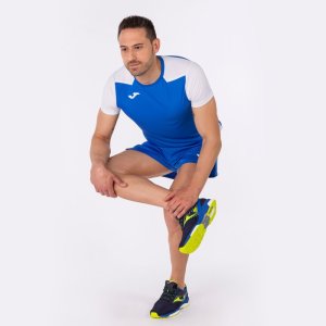 JOMA RECORD II SHORT SLEEVE T-SHIRT ROYAL WHITE