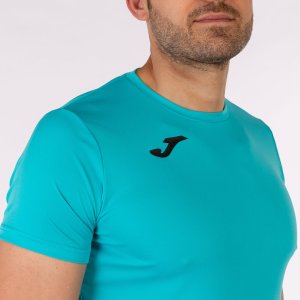 JOMA RECORD II SHORT SLEEVE T-SHIRT FLUOR TURQUOISE