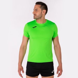 JOMA RECORD II SHORT SLEEVE T-SHIRT FLUOR GREEN