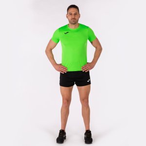 JOMA RECORD II SHORT SLEEVE T-SHIRT FLUOR GREEN