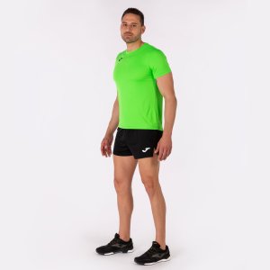 JOMA RECORD II SHORT SLEEVE T-SHIRT FLUOR GREEN