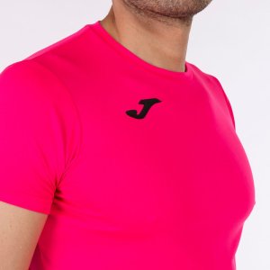 JOMA RECORD II SHORT SLEEVE T-SHIRT FLUOR PINK