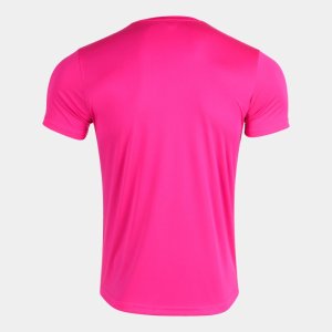 JOMA RECORD II SHORT SLEEVE T-SHIRT FLUOR PINK