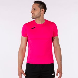 JOMA RECORD II SHORT SLEEVE T-SHIRT FLUOR PINK
