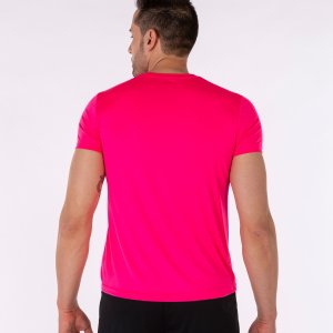JOMA RECORD II SHORT SLEEVE T-SHIRT FLUOR PINK