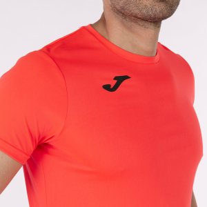 JOMA RECORD II SHORT SLEEVE T-SHIRT FLUOR CORAL