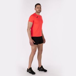 JOMA RECORD II SHORT SLEEVE T-SHIRT FLUOR CORAL