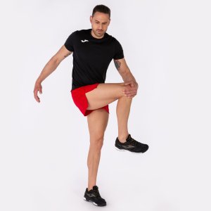 JOMA RECORD II SHORT SLEEVE T-SHIRT BLACK