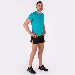 JOMA RECORD II SHORT SLEEVE T-SHIRT TURQUOISE